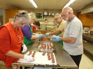 Rolling Meatballs