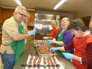Rolling, rolling meatballs